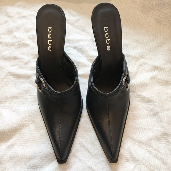 closed mules heels